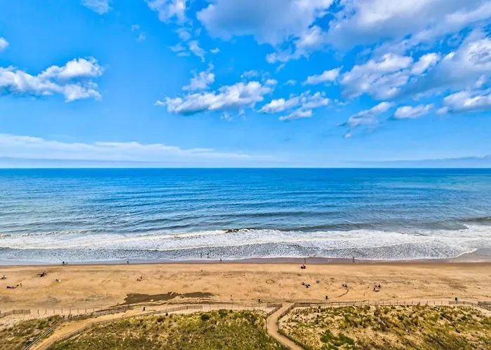 Incredible Beachfront With Balcony Washer & Dryer Pools & Gym Ocean City